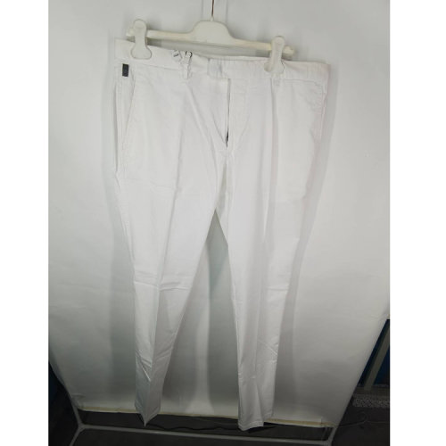 ARMANI COLLEZIONI/阿玛尼卡尔兹白色男士休闲裤RCP73SRCS01