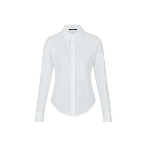  LV路易威登 22年秋冬 女士 上衣 修身长袖衬衫 1A5JH9 1A5JHA 1A5JHB 1A5JH6 1A5JH7 1A5JH8