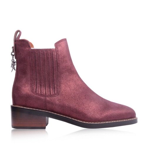 COACH/蔻驰 女士麂皮踝靴3.5cmG1268