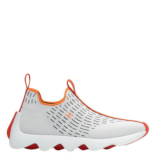 HERMES/爱马仕 22年早春新款 Eclair系列 男士白色网眼套穿运动鞋H221892ZH90390