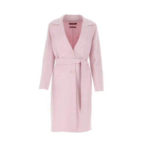  MaxMara/麦丝玛拉 女士粉色羊毛大衣 60110597 016 PLFSX
