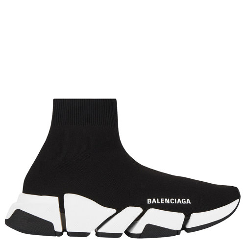 Balenciaga/巴黎世家  SPEED 2.0系列 男士黑色网眼运动鞋617239W2DB21015