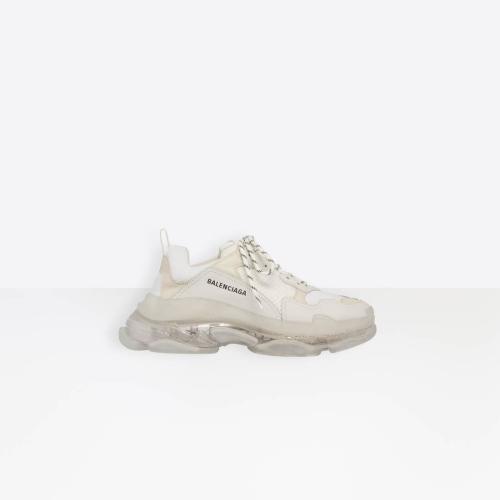  BALENCIAGA巴黎世家 22年秋冬 男士 休闲运动鞋 Triple S Clear Sole 运动鞋 541624W2FB19000 预定商品1-3周发货