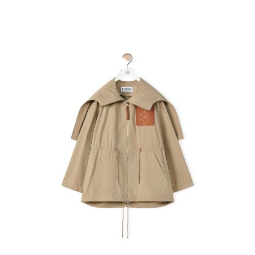  LOEWE罗意威 22年秋冬 女士 夹克 Hooded jacket in cotton S359Y02X66-3630