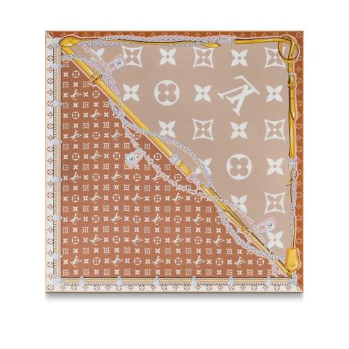  LV路易威登 22年秋冬 女士 围巾 PERFECT MATCH 70 方巾 M78380