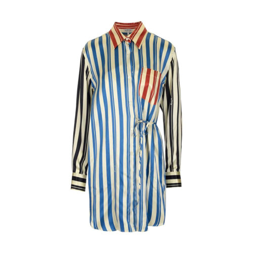 LOEWE/罗意威  女士混色织物经典时尚百搭条纹秋冬长袖衬衫 S2109123GH-9990