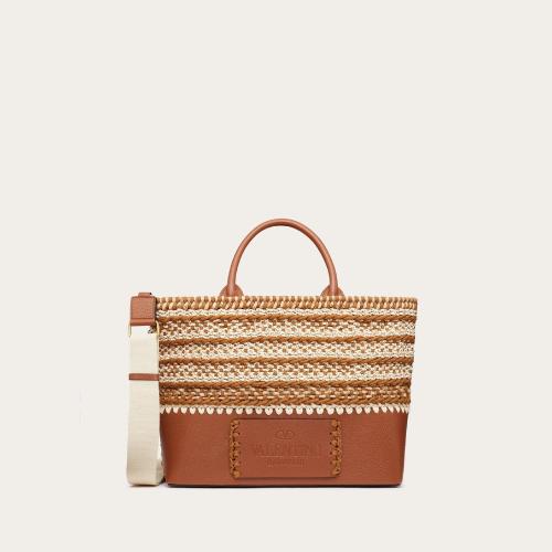  VALENTINO华伦天奴 22年秋冬 男士 手提包 Petit cabas Valentino Garavani Crochet Bags en t