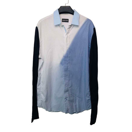 Emporio Armani/安普里奥阿玛尼 男士蓝色衬衫 P1CM2T P111C 039
