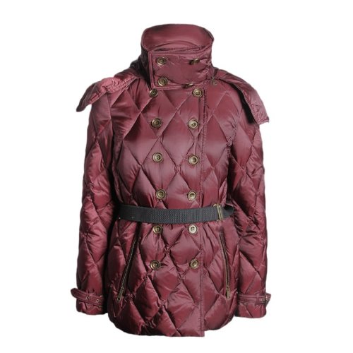 BURBERRY/博柏利20春夏 女装 服装 羽绒时尚双排扣连帽夹克 女士羽绒服外套 3933552