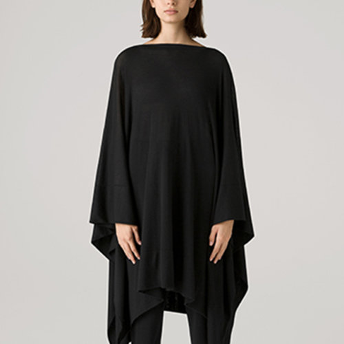 St.John/盛蔷羊绒环绕式女士针织衫/毛衣披肩罩衫K401012