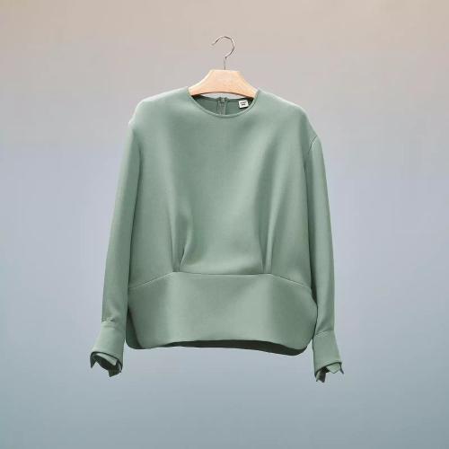  HERMES爱马仕 22年秋冬 女士 长袖衬衫 Blouse a basque H2H0617DIG034