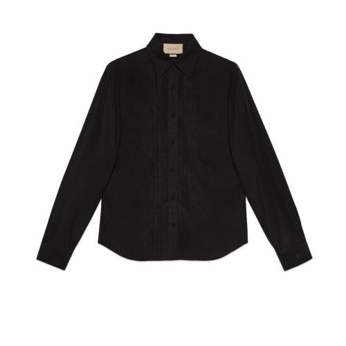  GUCCI古驰 22年秋冬 男士 棉质府绸衬衫 710944 ZAKQC 1000