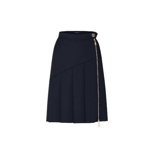  LV路易威登 22年秋冬 女士 半身裙 不对称褶裥半身裙 1A91VR 1A91V*w*S 1A91VV 1A91VW 1A91VQ 预定商品2-8周发货