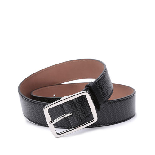 FENDI/芬迪 男士牛皮针扣式皮带腰带FF图案 7C0434 AGLP