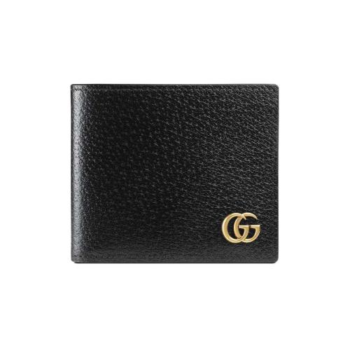  GUCCI古驰 22年秋冬 男士 GG Marmont系列皮革双折钱包 428726 DJ20T 1000 预定商品2-6周发货
