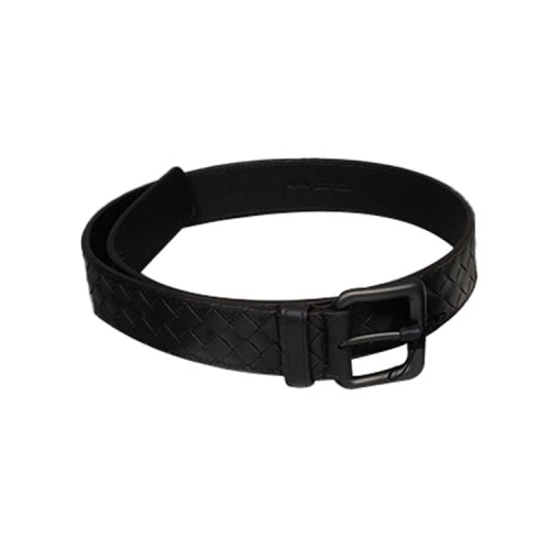 Bv 葆碟家  经典编织皮带 深棕色 男女同款