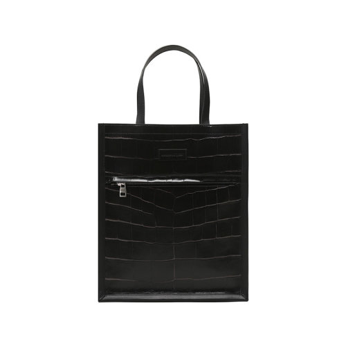 AlexanderMcQueen/亚历山大麦昆 男士皮革手提包购物袋 653164 1XM1Y