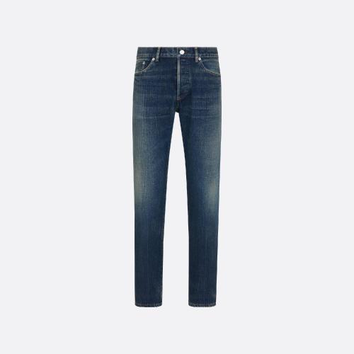  DIOR迪奥 22年春夏 男士 牛仔裤 Jean slim long 193D001BY513_C520