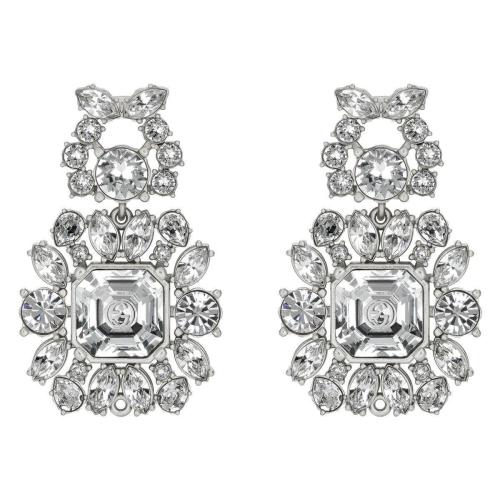 GUCCI古驰 22年秋冬 女士 水晶互扣式双G耳环 702271 J3F42 8162