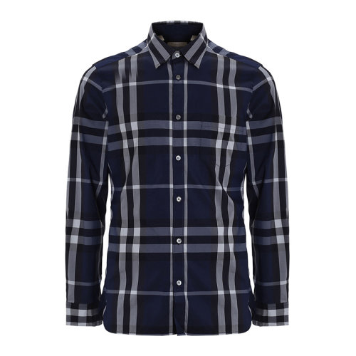 BURBERRY/博柏利男装 服饰 经典格纹 棉质衬衣 男士长袖衬衫