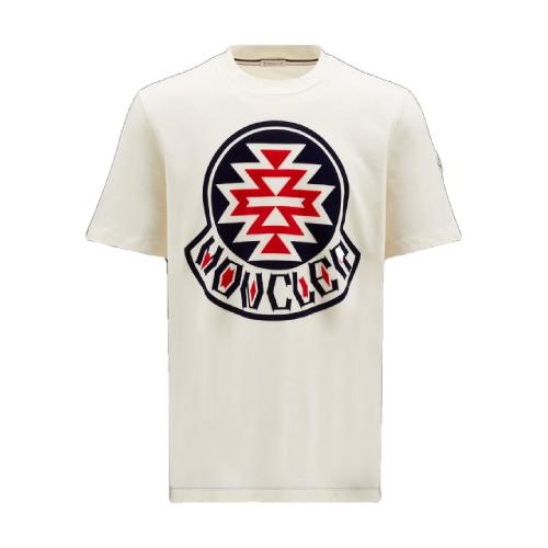  MONCLER蒙可蒙克莱 22年秋冬 男士 短袖T恤 图案徽标T恤 H20918C000108390T02B