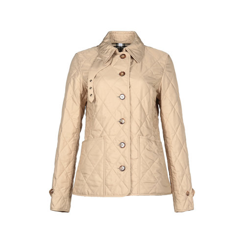 BURBERRY/博柏利 女士棉服 女款聚酯纤维菱形绗缝棉服外套 80233211