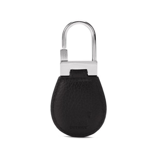 万宝龙 MONTBLANC 男女中性大班系列牛皮/精钢钥匙扣深棕色 114476