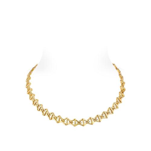  LV路易威登 22年秋冬 女士 项链 LV VOLT 1*w*8K金项链 Q94524 预定商品2-8周发货