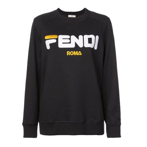  FENDI/芬迪 女士黑色棉质卫衣 FS7067 A5GM F0GME PLFSX