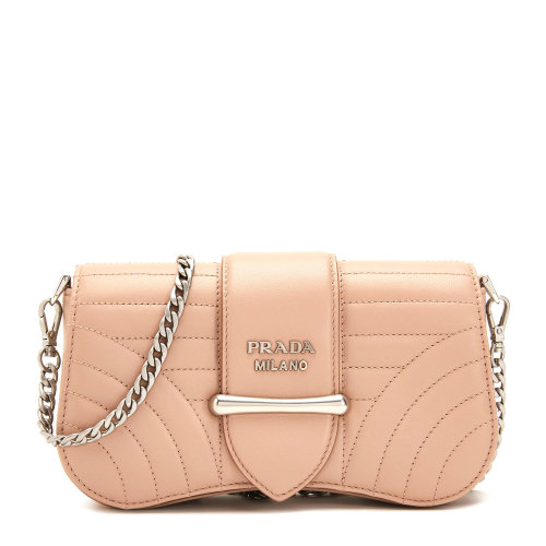 PRADA/普拉达 女士Prada Sidonie迷你链条手袋单肩斜挎包女包礼盒包装 1DH070_2B0X