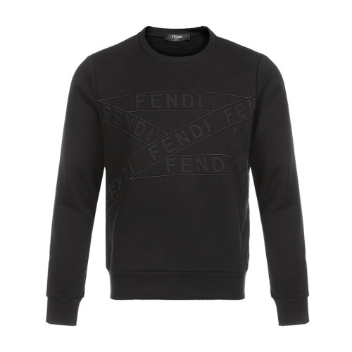 FENDI/芬迪 男卫衣男士棉质圆领长袖卫衣运动衫FAF535AD3R