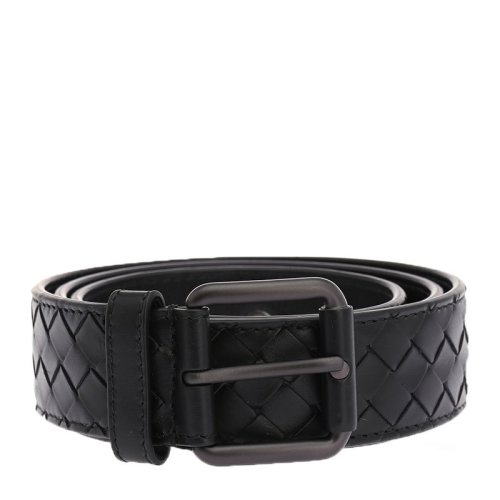 Bottega Veneta/葆蝶家 牛皮革男士编织腰带皮带 407396V4650