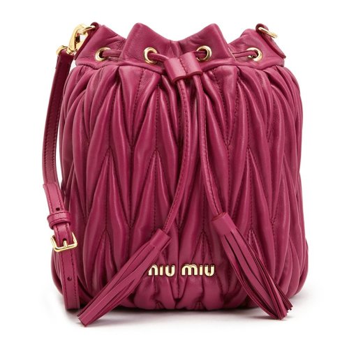  Miu Miu/缪缪 女士桃红色羊皮革斜挎包 5BE014 N88 F0592 PLSX