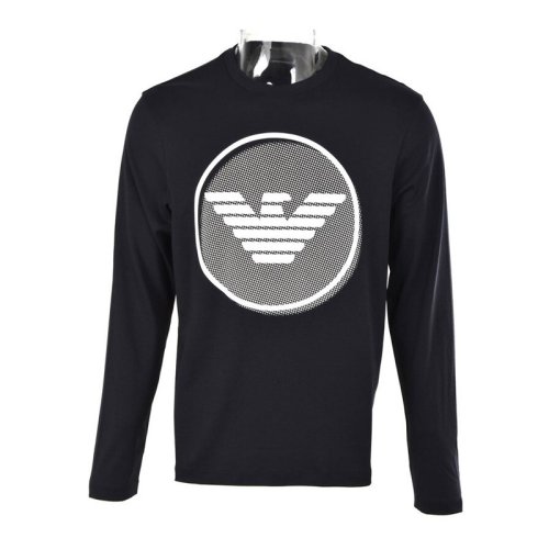  Emporio Armani/安普里奥阿玛尼 男士深蓝色棉质卫衣 6G1T6E JPRZ 0922 PLFSX