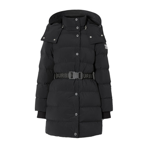 BURBERRY/博柏利 可拆式连帽束带女士羽绒服 8018690 1