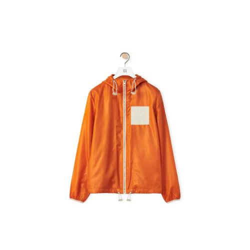  LOEWE罗意威 22年秋冬 女士 夹克 Hooded jacket in ripstop shell S359Y02X57-9120
