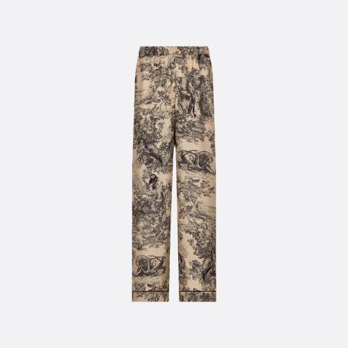  DIOR迪奥 22年秋冬 女士 休闲裤 Pantalon Dior Chez Moi 221P30A6805_X1821