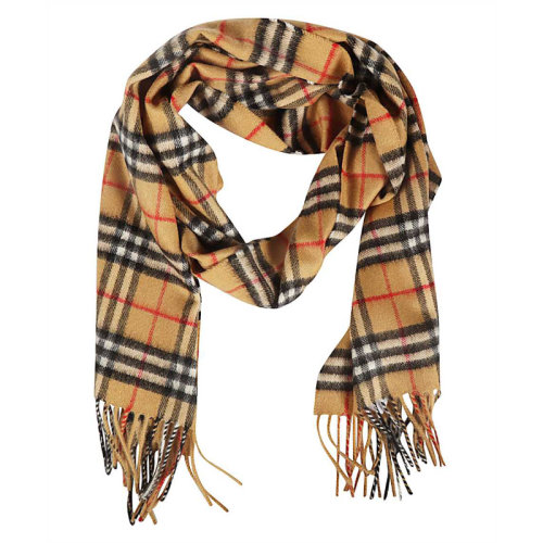 BURBERRY/博柏利  经典混色女士格纹轻盈保暖羊绒围巾 80155561 HQY012345C