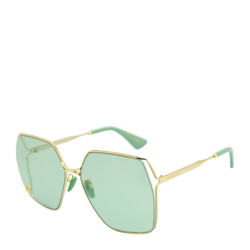 GUCCI/古驰 明星同款 时尚马衔扣经典系列 女士 太阳镜 金属  全框 太阳镜 墨镜 眼镜 GG0817S 65mm GUCCI 古驰