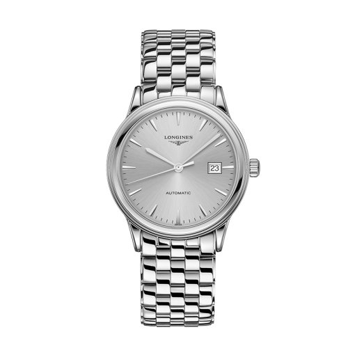 LONGINES/浪琴  军旗系列自动机械银色表盘男士腕表40毫米 L4.984.4.72.6