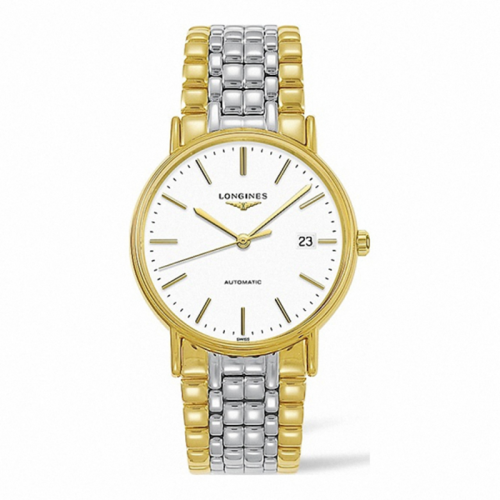 LONGINES/浪琴 时尚系列 精钢和黄色PVD涂层 自动机械 男士腕表 L4.921.2.12.7