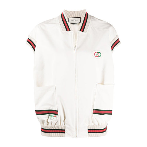 GUCCI/古驰  女性 时尚百搭 白色  棉质 女士夹克 马甲 605591 XJCBW 9381