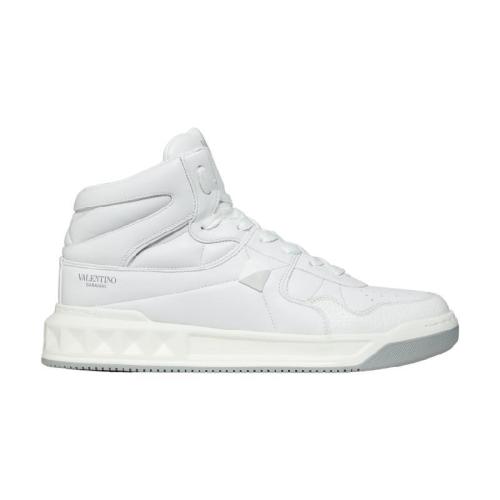 VALENTINO华伦天奴 22年秋冬 男士 休闲运动鞋 Sneakers mi-hautes ONE STUD en nappa XY2S0E6