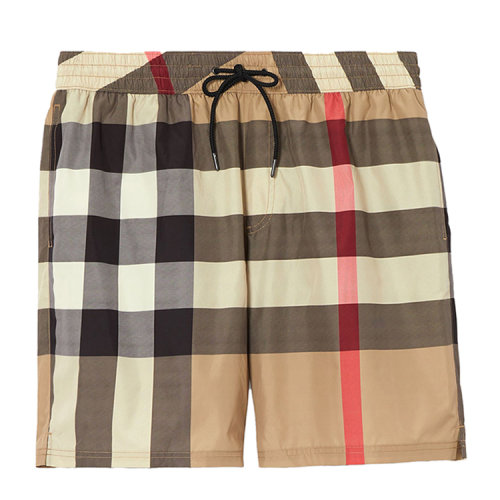 BURBERRY/博柏利 格纹抽绳式游泳男士短裤 8017294 1