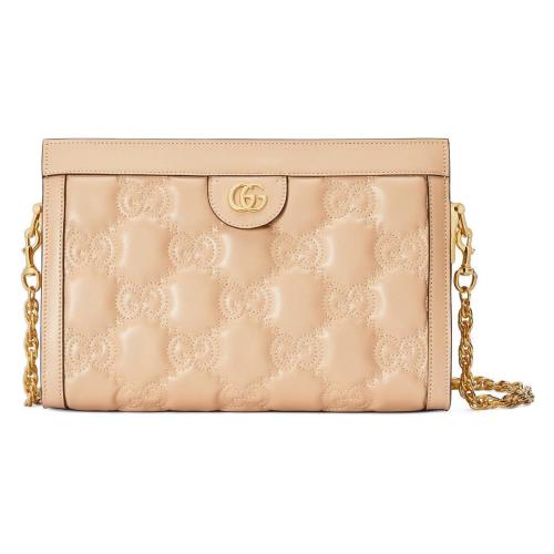  GUCCI古驰 22年秋冬 女士 GG绗缝皮革肩背包 702200 UM8HG 9500