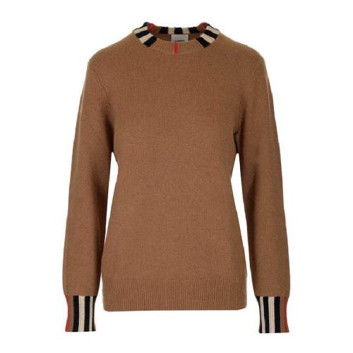  BURBERRY/博柏利 女士IconStripe滚边设计毛衣 80203911