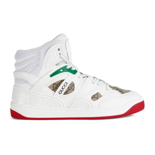  GUCCI古驰 22年秋冬 女士 Gucci Basket女士高帮球鞋 676111 2SHG0 9076