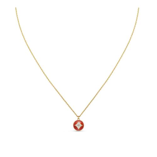  LV路易威登 22年秋冬 女士 项链 B BLOSSOM 1*w*8K 金红玉髓钻石项链 Q93789 预定商品2-8周发货