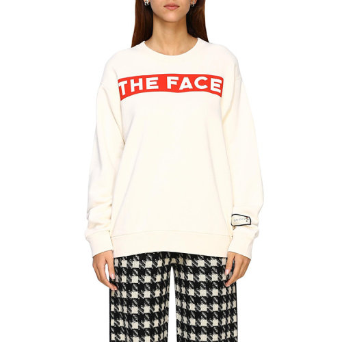 GUCCI/古驰  gucci服装 时尚百搭白色 棉质 圆领 女卫衣 469250 XJBI8 9381