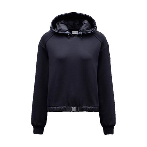  MONCLER蒙可蒙克莱 22年秋冬 女士 长袖T恤 Fleece Hoodie H20938G00012809LC999